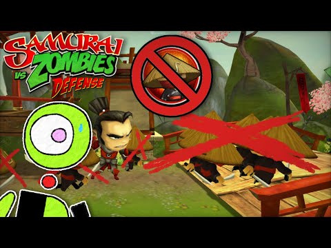 Beating Last Waves of No Farmer Challenge [Samurai vs Zombies Defense]