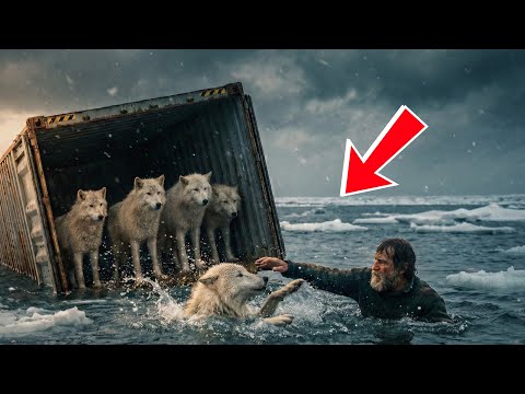 Он спас 5 замерзших волков из ледяного моря. То, как они отплатили ему, заставит вас плакать.