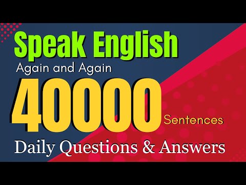 Slow English Listening Practice “40000” Phrases | English Conversation for Beginners 