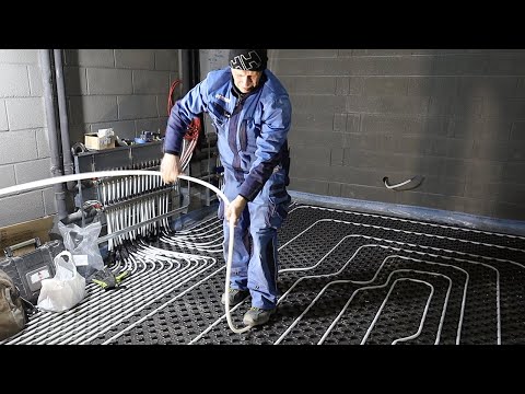 Этапы монтажа теплых полов. Расчёт и намотка. О демпферных швах.