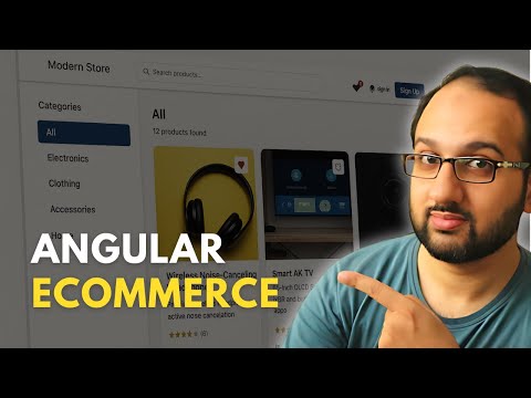 Angular Modern E-Commerce Tutorial - Project Setup & Layout (Part 1)