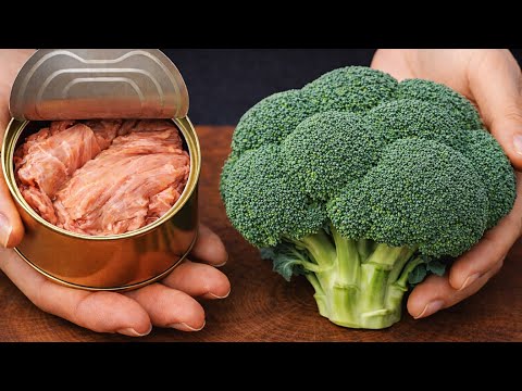 Einfach Brokkoli und Thunfisch mischen!Diesen Brokkoli-Trick habe ich von meiner Großmutter gelernt!