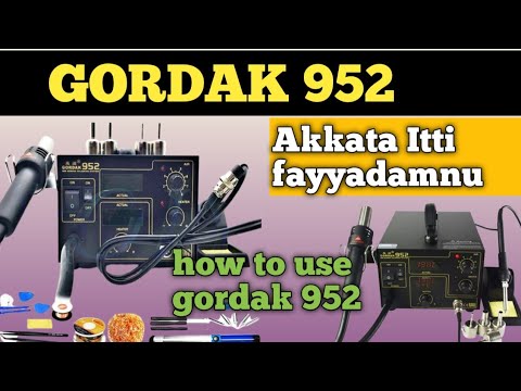 Akkata Gordak Itti fayyadamnu how to use gordak 952