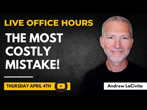 The Most Costly Mistake Job Candidates Make in an Interview 🔴 Live Office Hours with Andrew LaCivita