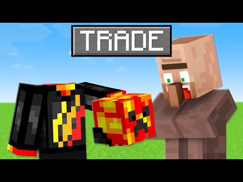 Minecraft but You Can TRADE Anything!