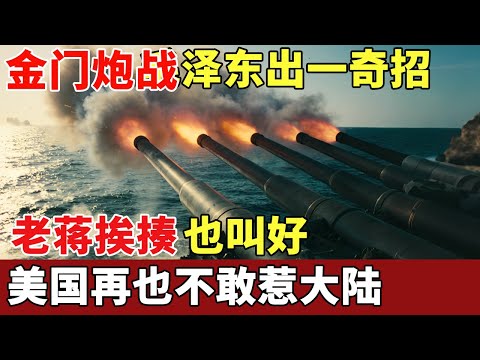 金门炮战毛泽东出一奇招，看呆国际，蒋介石挨揍也叫好，美国因此再也不敢惹大陆！【历史档案】