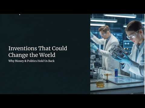 Inventions that could change the world, but are held back