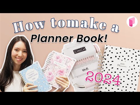 How to make your own 2024 Planner Book - DIY - Planify Pro - For Sale