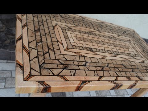 Hardwood kitchen table