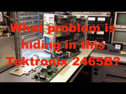 What Problem Is Hiding In This Tektronix 2465B Oscilloscope?