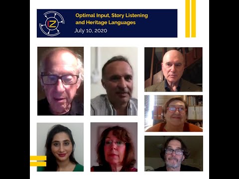 Professor Stephen Krashen on Optimal Input Hypothesis. Hosted by IZ Education Center in July 2020