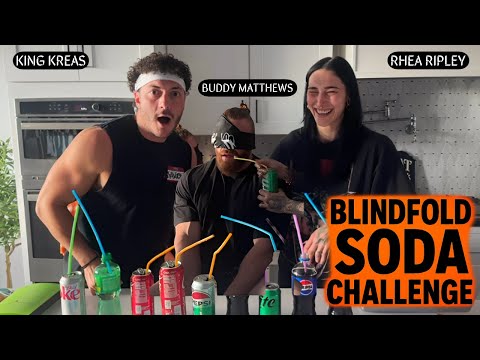 I Made WWE Stars Guess Sodas Blindfolded With Punishments