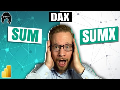 When to use SUM and SUMX in DAX