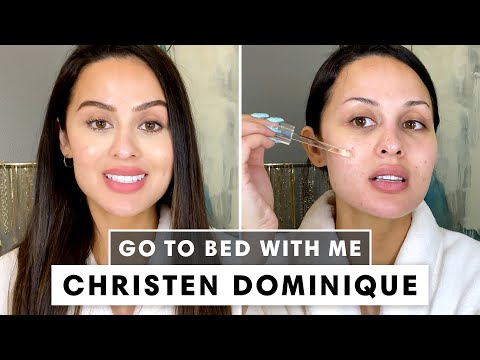 Christen Dominique's 7-Step Nighttime Skincare Routine | Go To Bed With Me | Harper's BAZAAR