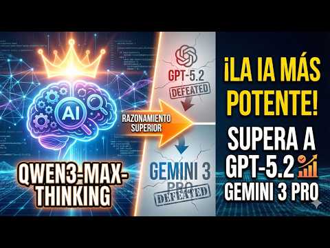 Qwen3-Max-Thinking: ¿La IA más potente? Supera a GPT-5.2 y Gemini 3 Pro en razonamiento