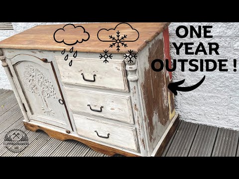 1 YEAR in the RAIN AND SNOW! Old Buffet RESTORATION.