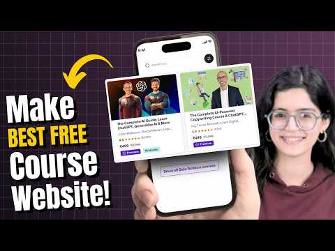 Create the BEST Free Online Course/LMS/Educational Website (2025)