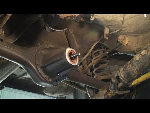 ЗАМЕНА САЛЬНИКА РЕДУКТОРА ЗАДНЕГО МОСТА ВАЗ 2106 (КЛАССИКА)