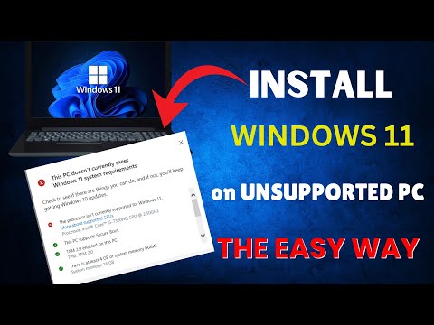 Install Windows 11 on Unsupported PCs with ONE Command (The Easy Way)