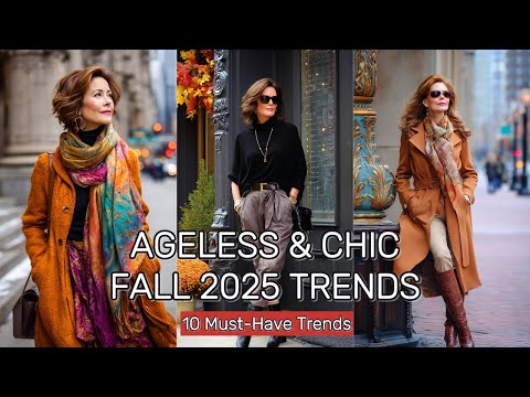 🍁✨ 10 Fall 2025 Trends for Women Over 50 You'll Instantly Love! ✨🍁