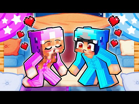 LILY KISSES OMZ At A SLEEPOVER PARTY In Minecraft…