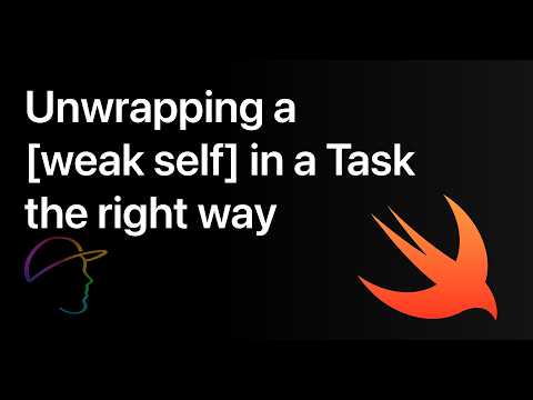 How to unwrap a [weak self] in Swift's Tasks
