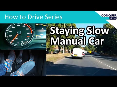Clutch control in traffic - how to keep a manual car slow