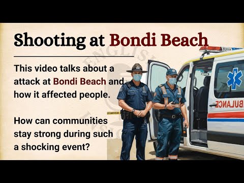 Bondi Beach Shooting Targets Jewish Holiday 🇦🇺 | Learn English Through Story Level 2 | Graded Reader