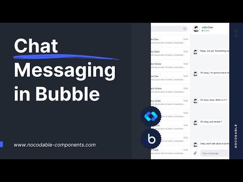 How to build a Chat in Bubble.io ? - Complete guide (2024)｜Bubble.io tutorials