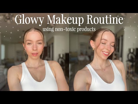 My everyday makeup routine using non-toxic products ♡ clean makeup