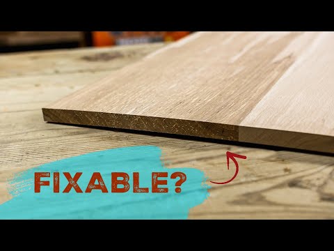 How to Flatten A Solid Wood Panel that has Cupped or Warped | Woodworking