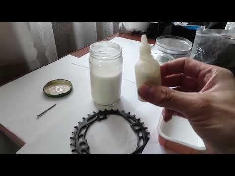 Жидкая парафиновая смазка на воде в домашних условиях. Для цепи велосипеда.