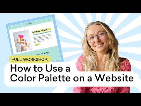 How to Use Your Color Palette on a Website