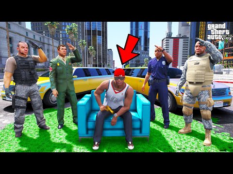 Franklin Becomes The Most Powerful Man in GTA 5 | SHINCHAN and CHOP
