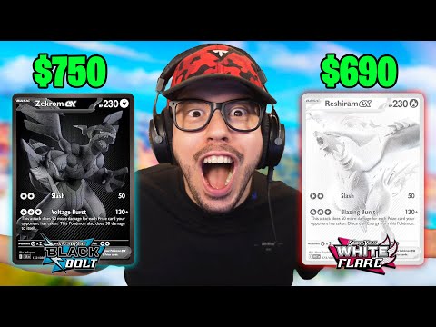 🔴LIVE! - Opening 400 Pokemon Packs! (Black Bolt & White Flare)