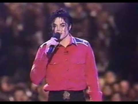 Michael Jackson performing Gone To Soon and Heal The World live at the Presidential Gala in 1992