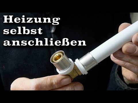 ☝🏻Instructions: Laying heating pipes/water pipes & installing radiators | michaswerkstatt