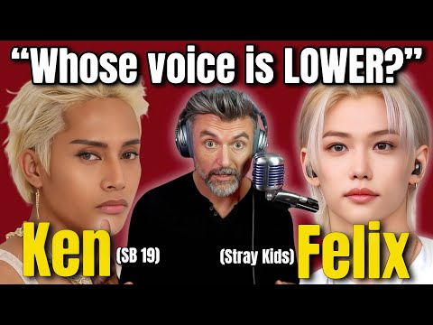 Pro Vocal Coach Celebrates & Compares LOW VOICES of FELIX (Stray Kids) and Ken (SB 19)