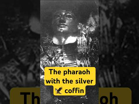 This pharaoh was buried in a silver falcon sarcophagus  #ancientrelics #ancientegypt