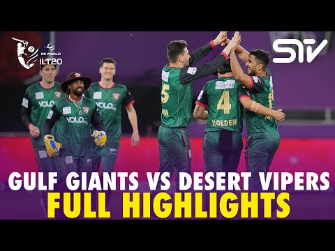 Full Highlights | Desert Vipers vs Gulf Giants | Match 12 | DP World ILT20 | M3Y1U