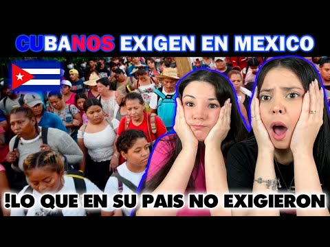 ¿MÉXICO NO QUIERE más CUBANOS? CARAVANA de CUBANOS EXIGIENDO a MEXICO