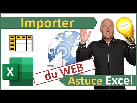 Importer des tableaux du Web dans Excel