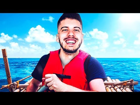 LOST AT SEA w/ MY GIRLFRIEND!! (Raft #1)