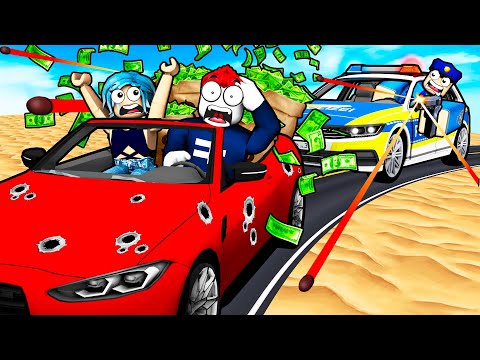 WIR DURCHBRECHEN den TRESOR der BANK mit PORSCHE in Roblox