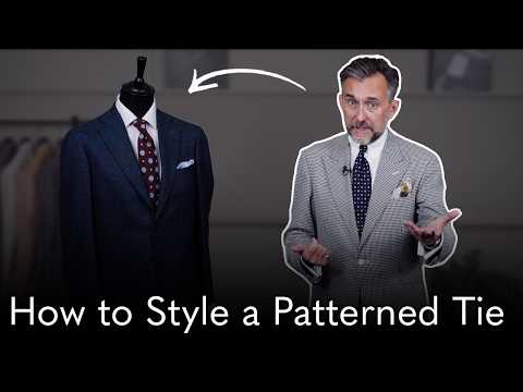 How to Style a Patterned Tie