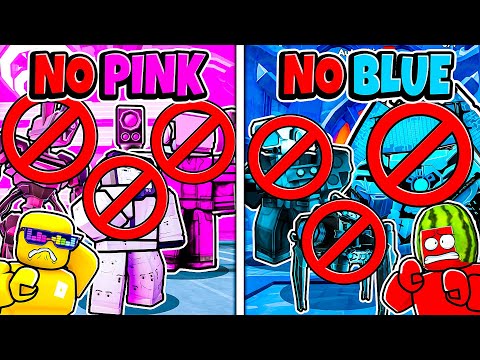 CANT TOUCH the Color in Toilet Tower Defense