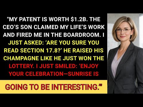 CEO's Son Stole My $1.2B Patent & Fired Me—I Revoked License & Froze His Assets