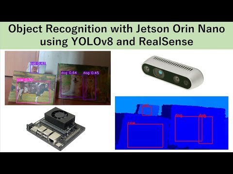Object Recognition with Jetson Orin Nano using YOLOv8 and RealSense