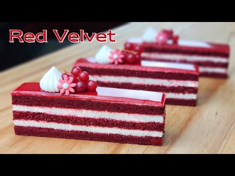 컵 계량 / 아름다운 레드 벨벳 케이크 / Beautiful Soft and Fluffy Red Velvet Cake Recipe / Cream Cheese Frosting
