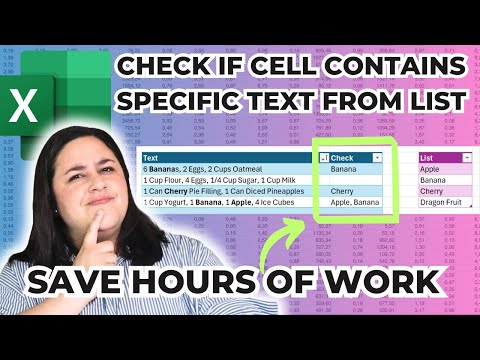 How to Check if Cell Contains Specific Text from a List | Partial Match Excel Tutorial